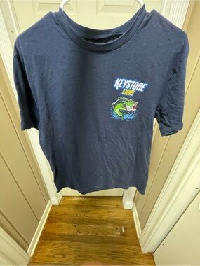 Keystone Light Navy Short Sleeve Graphic Tee